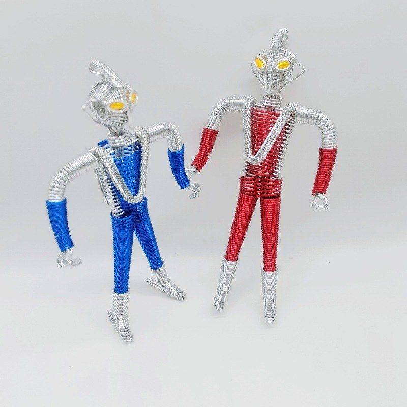 奥特曼纯手工创意编制迪迦怪兽仿真金属铁丝氧化铝线小孩玩具旅游,特色手工艺,其他特色工艺品,淘宝优惠券,粉丝福利购,淘宝优惠卷