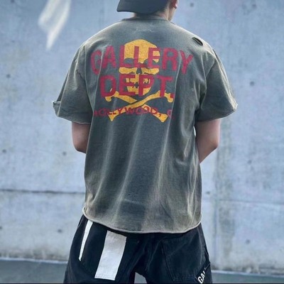 GALLERYDEPT骷髅口袋水洗短袖