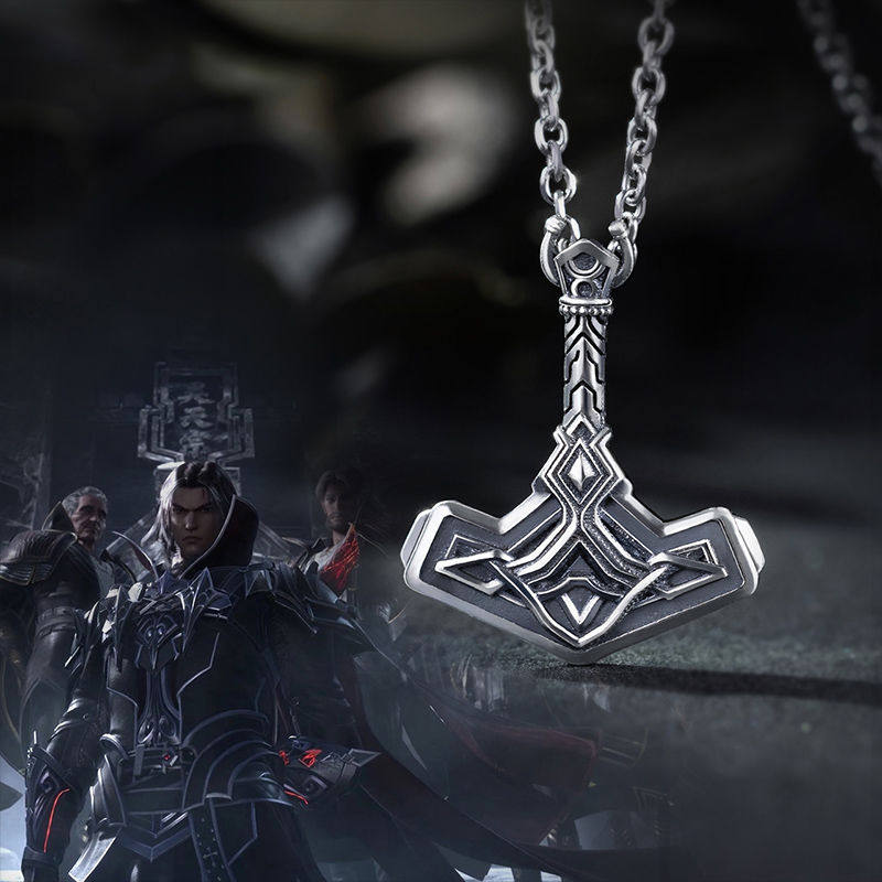 斗罗大陆手办 唐山ins新款斗罗动画周边   昊天宗长老令925饰品首