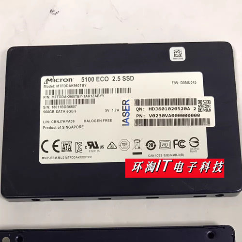 浪潮 NF5270 M4 NF5280 M4 M5 M3 固态硬盘 1.92T SATA SSD 2.5寸