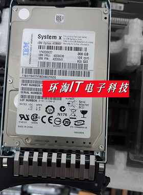 IBM System X, 300 GB, 10000 RPM, 2.5寸 硬盘 42D0637 42D0638