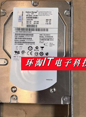 原装 IBM 49Y1860 49Y1859 49Y1856 300G 15K 3.5 SAS DS3512硬盘