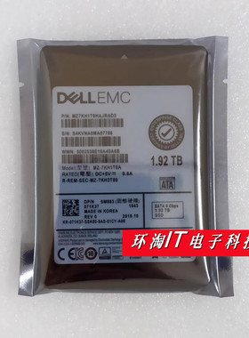 DELL EMC 071K37 1.92T 2.5 MU SM883 SATA SSD 055J8H 71K37硬盘