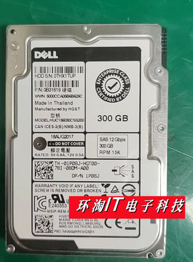 DELL 0B31619 HUC156030CSS200硬盘SAS 12G 300G15K 01P08J 1P08J