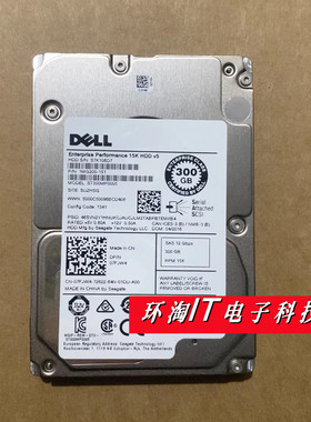 DELL ST300MP0005 07FJW4 1MG200-151 300G 10K SAS 12Gb原装硬盘