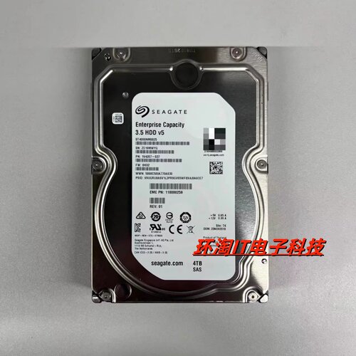 EMC 005052090 ST4000NM0025 1V4207-037 4T SAS 12Gb 3.5 硬盘
