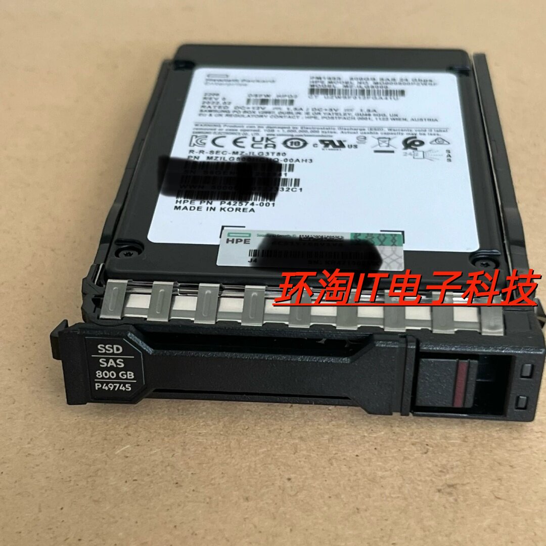 原装 P49047-B21 800G SAS 12G 2.5 MU Mult P49745-001 G10 硬盘