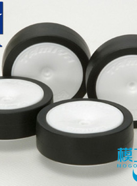 进口正品TAMIYA田宫四驱车配件 白色超大径等宽轮毂 轮胎 15445