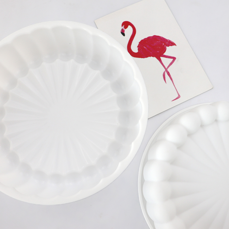 百折式圆形烤盘 DIY慕斯蛋糕模具 手工创意太阳花面包模具 耐高温