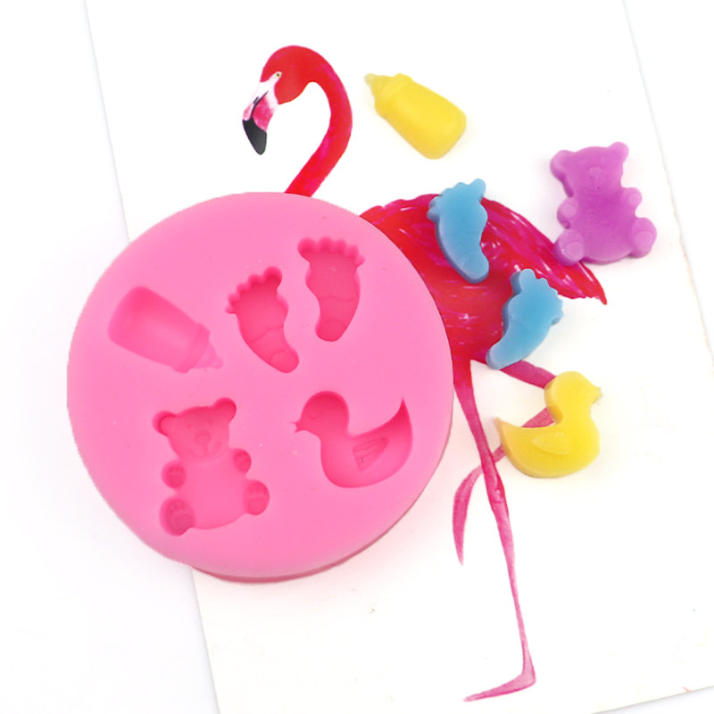 小脚丫奶瓶硅胶模 巧克力翻糖模 烘焙工具 手工滴胶模,模玩/动漫/周边/娃圈三坑/桌游,模型制作工具/辅料耗材,淘宝优惠券,粉丝福利购,淘宝优惠卷