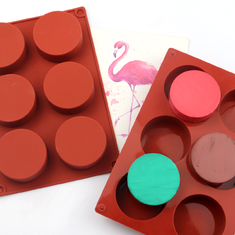 圆柱形硅胶香薰蛋糕模