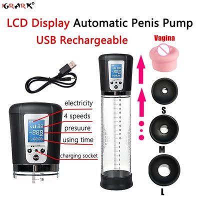 Bigger New Penis Dick Pump Automatic Electric Enlarger Vacuu