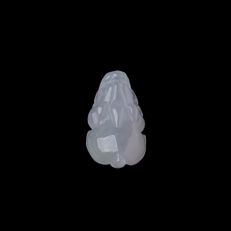 玉石寨前后孔貔貅A货翡翠
