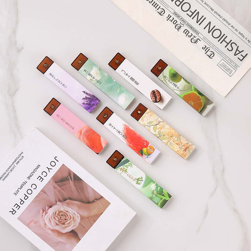 水果味咖啡口袋桂花线香便携迷你香盒香氛家用香薰香插底座礼盒装