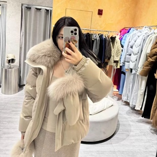 日娜高奢20XXASIA BUYER 11 ujn 韩系时尚设计感毛领羽绒服外套女