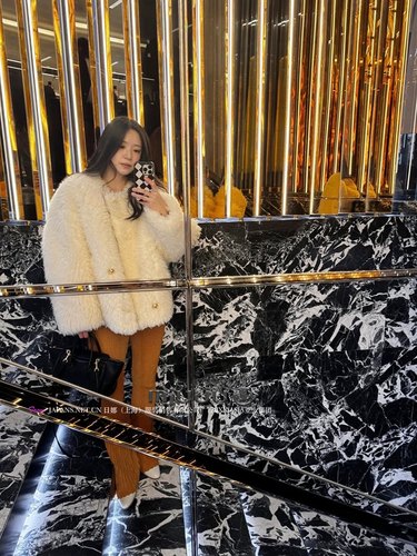 日娜高奢20XXASIA BUYER 12 hmo 法式小资羊羔毛皮毛一体皮草外套