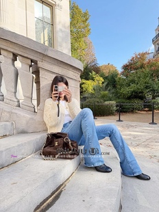 BUYER 复古麻花白色外套女针织开衫 法式 hmo 日娜高奢20XXASIA