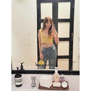 BUYER 吊带背心女短款 无袖 内搭上衣打底 dua 日娜高奢20XXASIA