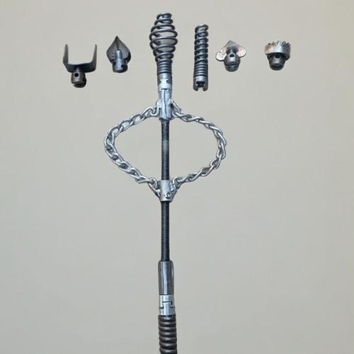 16mm弹簧使用链条疏通刀头