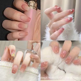 ins风高级感美甲穿戴甲甲片可拆卸美甲贴片穿戴甲成品nails