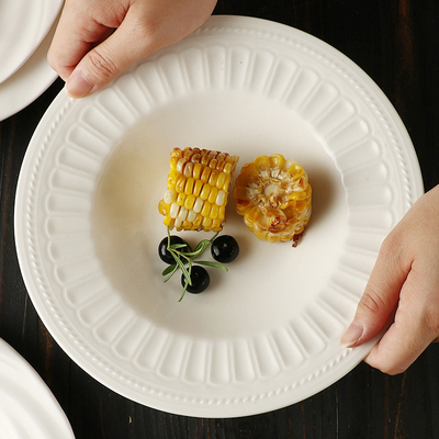 菜盘高颜值盘子in风餐盘草帽盘深盘西餐盘意面盘好看的盘子沙拉盘