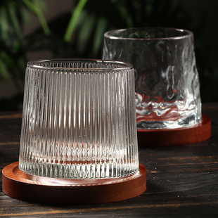 小杯子酒杯高级感玻璃杯精致好看的杯子家用喝酒杯子小玻璃杯创意