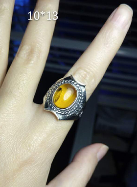 纯银复古活口戒指空托