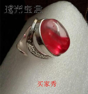 s925纯银复古 时尚浅雕凤凰 女款 活口 戒指托 空托 17*23.5