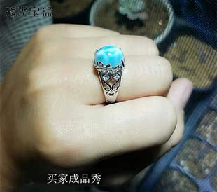 925银镀白金 镶大粒钻石花花枝半包 女款 活口 戒指托 空托 10*12