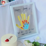 Памятная хваталка для младенца, отпечатки рук и ног, фоторамка, «сделай сам»