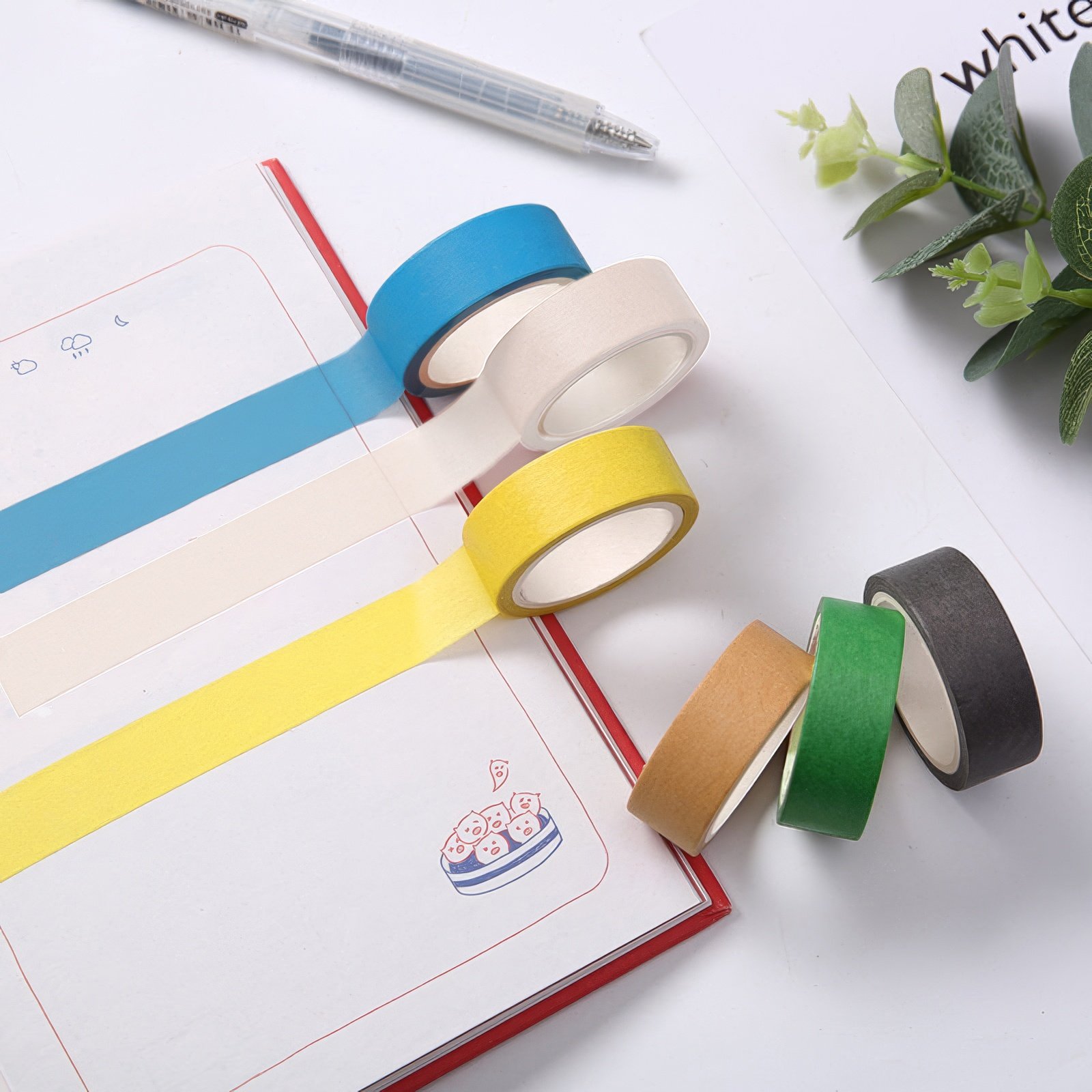 纯色和纸胶带贴纸不伤墙整卷彩色胶带墙面海报DIY装饰手账本,文具电教/文化用品/商务用品,和纸胶带,淘宝优惠券,粉丝福利购,淘宝优惠卷