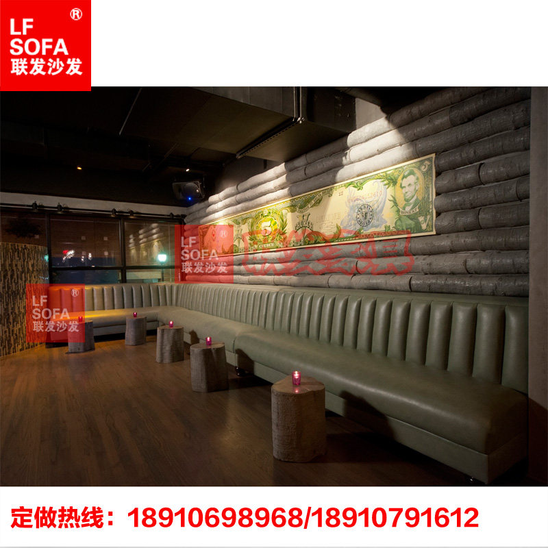 北京厂家定做异形卡座沙发组合KTV包厢包房沙发酒吧卡座沙发定制