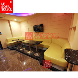 北京家用KTV沙发组合定制酒吧歌厅包厢卡座组合定制异形沙发定做