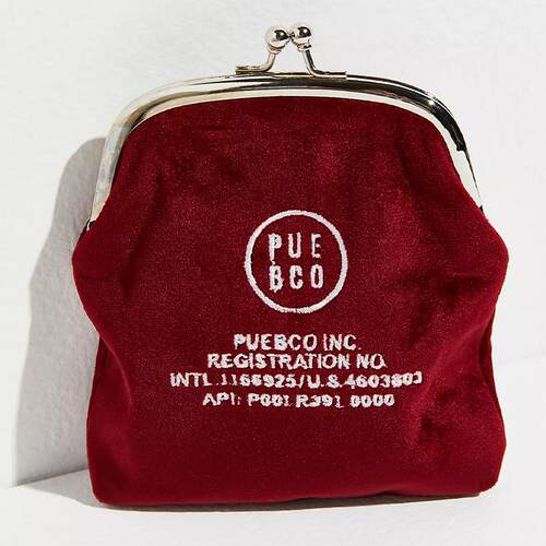 丝绒零钱包puebco刺绣手拿包