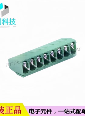 DB128V-5.0-8P-GN-S 螺钉式接线端子 间距5mm 直插1x8P 绿色