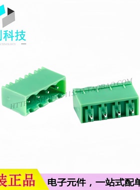 KF2EDGVC-5.08-4P 插拔式接线端子 间距5.08mm 直针1x4P 封口插座