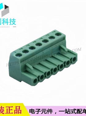 DB2EK-5.08-7P-GN-S 插拔式接线端子 间距5.08mm 公插头1x7P 绿色