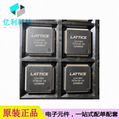 LC4128V-75TN100C TQFP-100 可编程逻辑器件CPLD/FPGA