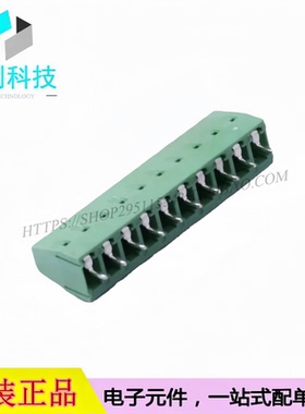 DB128V-5.0-10P-GN-S 螺钉式接线端子 间距5mm 直插1x10P 绿色