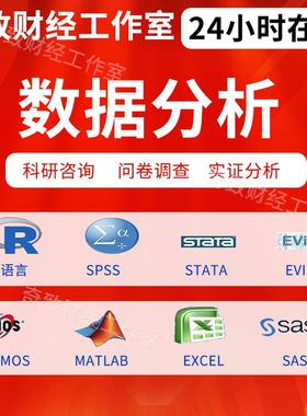 spss数据代分析amos问卷显著性调整修改smartpls医学统计处理编写