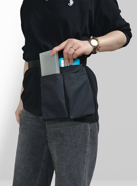 升级潮流户外多功能多口袋拉链腰包 ins小众运动时尚腰带可拆卸