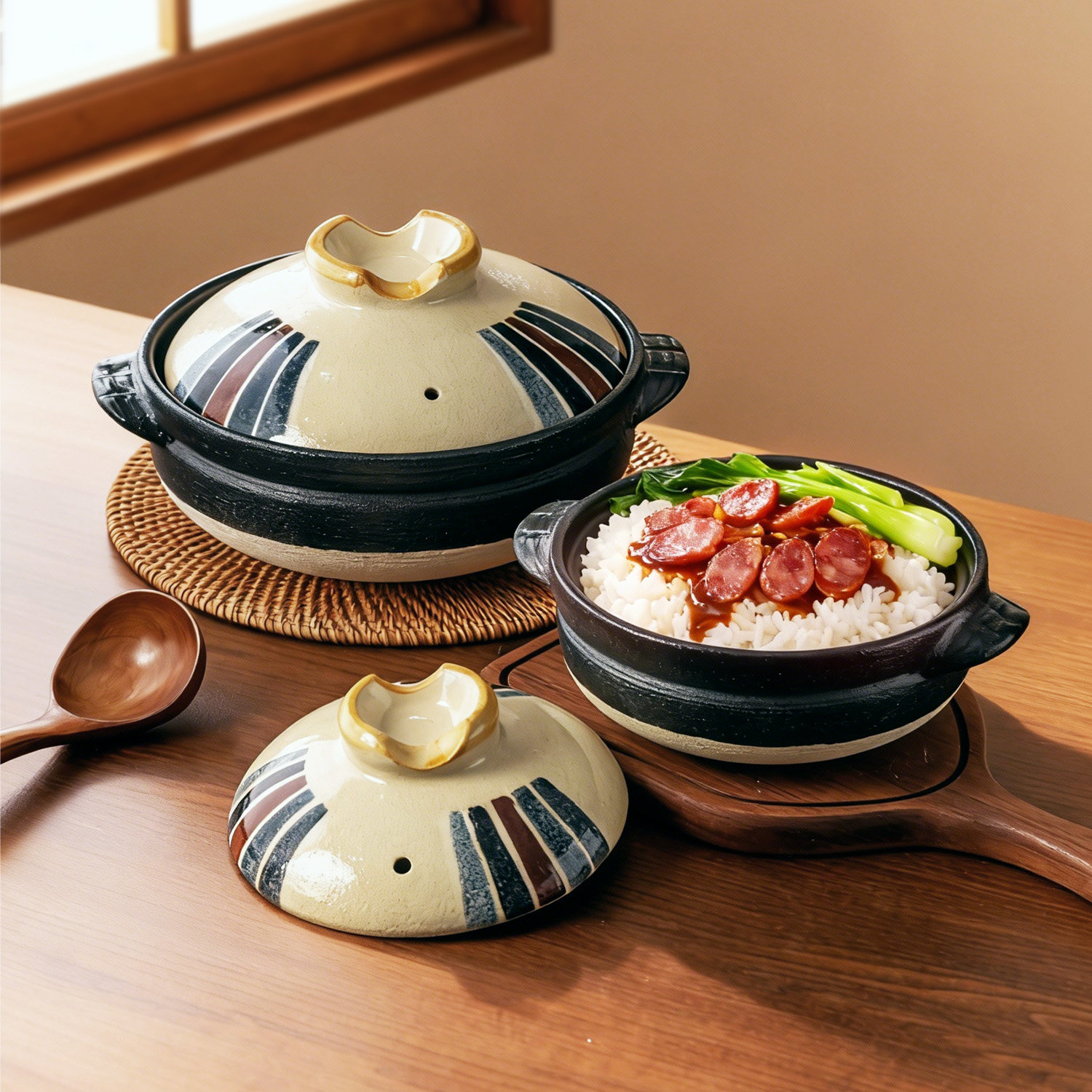 砂锅家用2026新款日式耐高温干烧不裂砂锅炖汤煲明火专用煲汤砂锅,厨房/烹饪用具,砂锅/石锅,淘宝优惠券,粉丝福利购,淘宝优惠卷