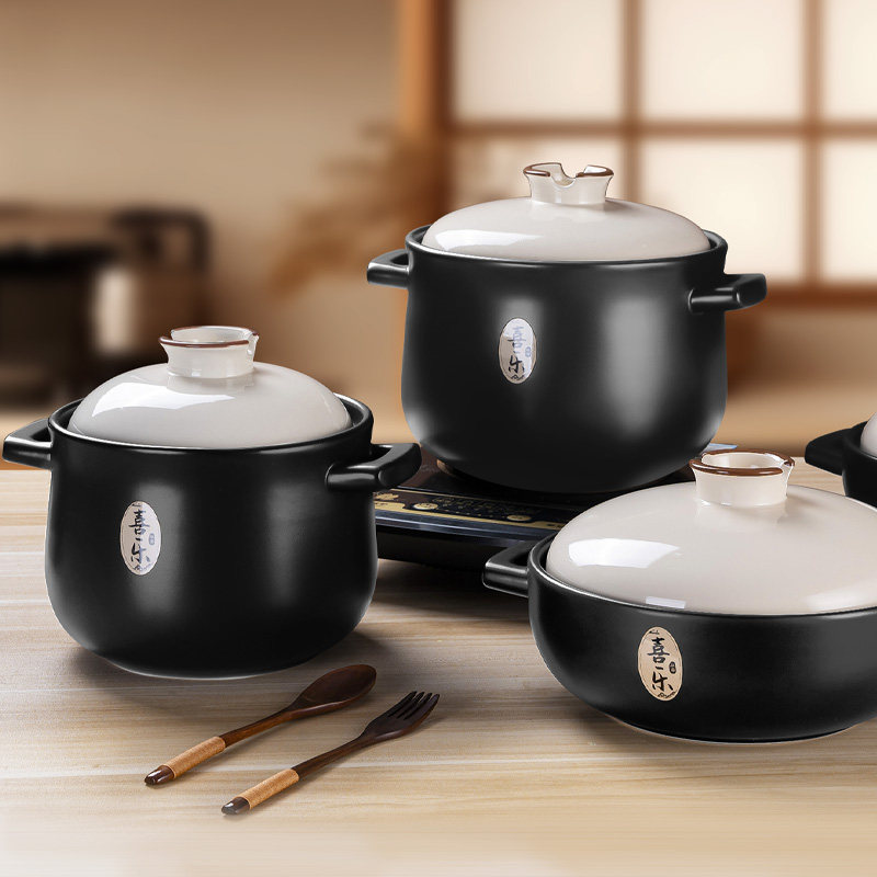 砂锅电磁炉燃气灶通用耐高温煲仔饭砂锅煲汤锅炖汤家用炖锅景德镇