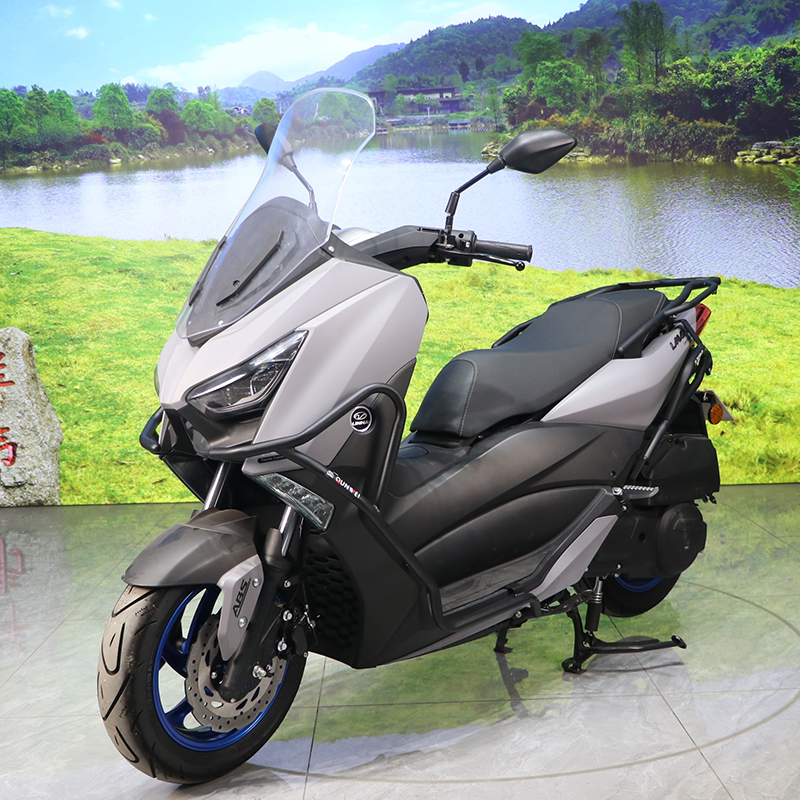 适用林海LMAX150摩托车LH150T-B保险杠防摔防撞护排气改装件加厚