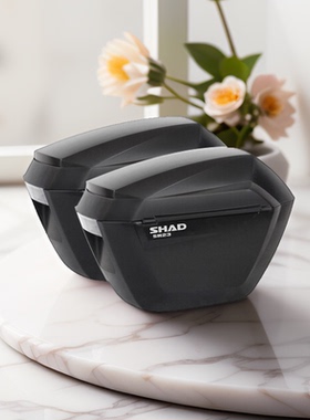 SHAD夏德SH23边箱摩托车通用工具箱储物箱侧箱挂箱机车尾箱后备箱