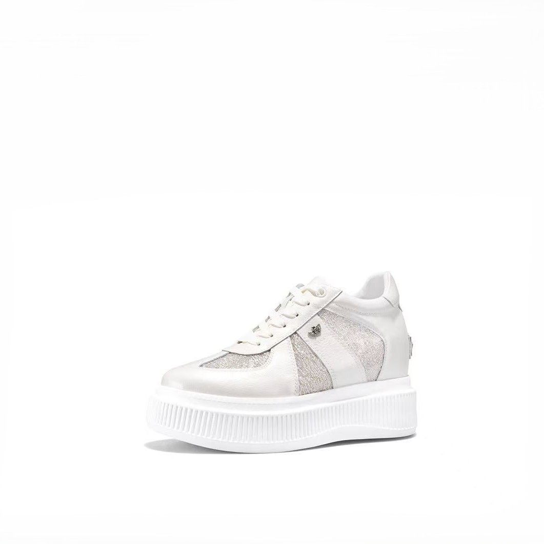 【隐形内增高9cm】25年新品厚底内增高超轻网纱饼干鞋女240GWA