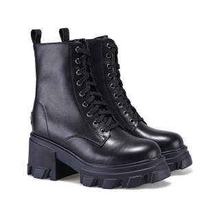 25年超轻马丁短筒靴女744AUZH 谭松韵同款 10cm厚底隐形内增高