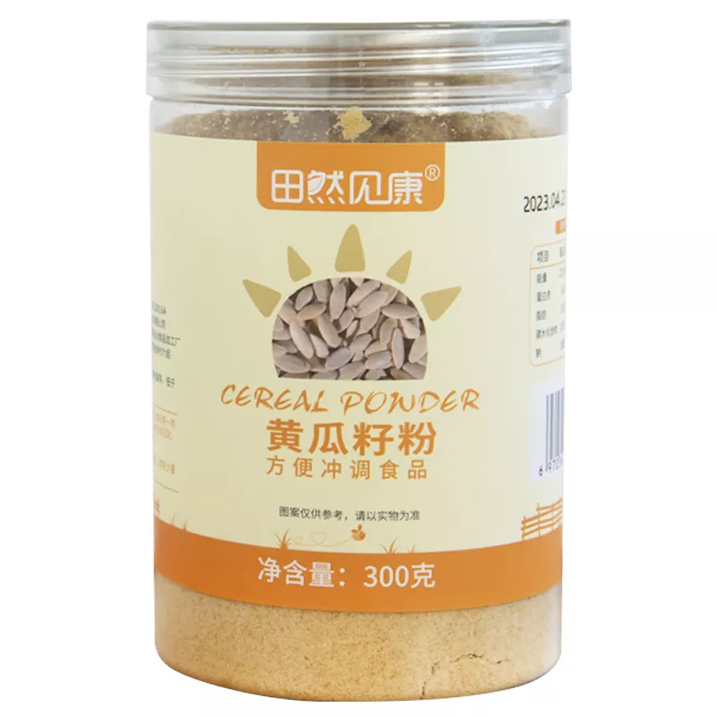田然见康黄瓜籽粉300克/瓶配料只有老黄瓜籽正品吃着安心钙世英雄