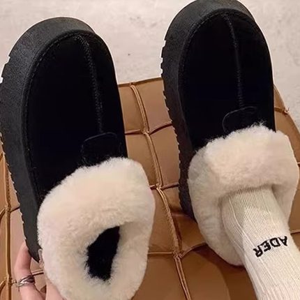 Winter Women Short Plush Warm Snow Boots Casual Shoes 雪地靴