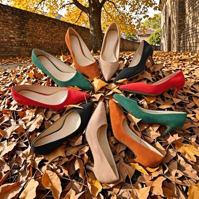 Women plus size 43 42 41 thick high heels shoes ladies pump